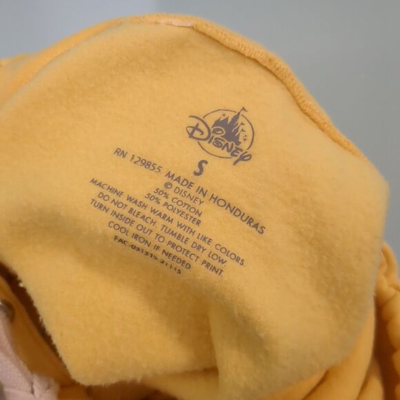 Walt Disney World Retro Logo Yellow Pullover Hoodie Jacket Adult Small M… - Picture 5 of 5